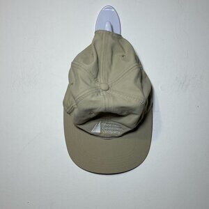 MEC mountain equipment company beige unisex one size logo 6 panel summer cap